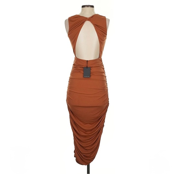 Michael Costello x REVOLVE April Midi Dress in
Terra Cotta Size S - Picture 3 of 9